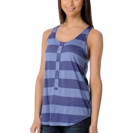 Empyre Magny Blue Stripe Tank Top 