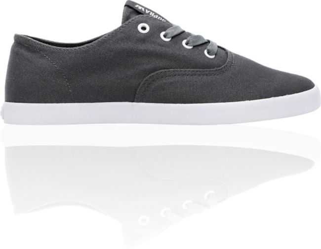 Supra Wrap Charcoal Canvas Shoe