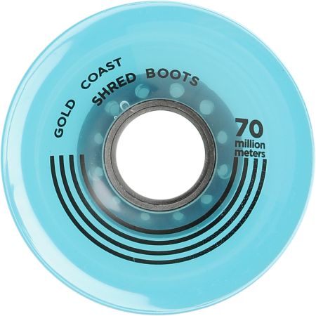 Gold Coast Shred Boot 70mm Blue Skateboard Wheels