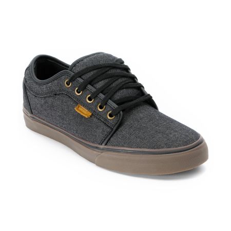 Vans Chukka Low Black Canvas & Gum Shoe