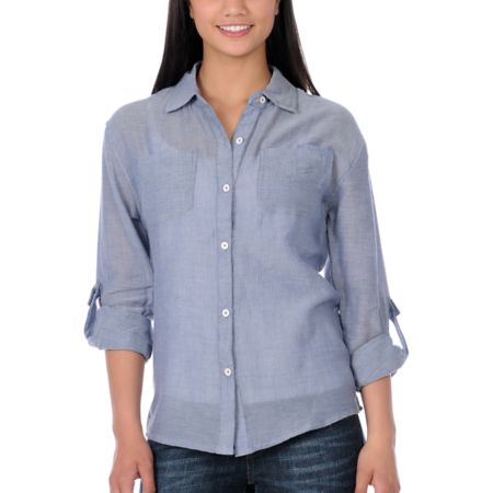 Empyre Girl Guild Chambray Woven Shirt