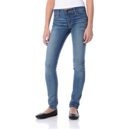 Empyre Girl Logan Avalon Light Indigo Denim Leggings