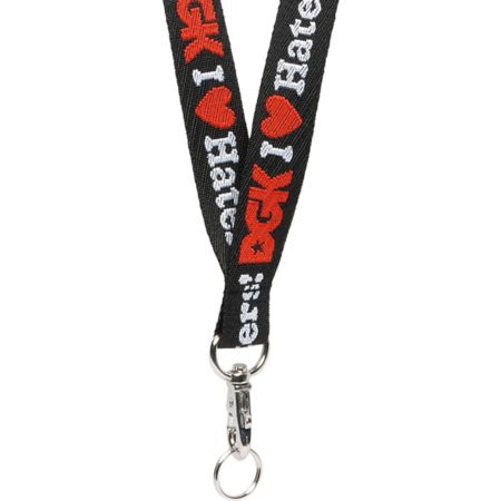 DGK Haters Black Lanyard