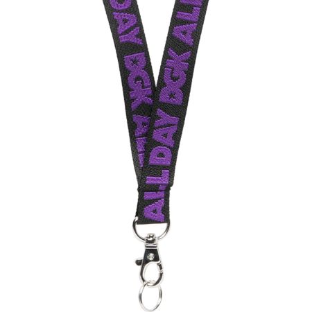 DGK All Day Black & Purple Lanyard