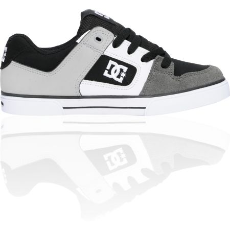 DC Boys Pure Black, Armor & White Skate Shoe 