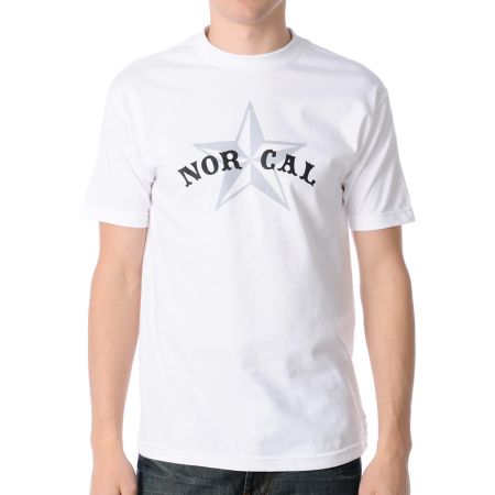 Nor Cal Nautical 2 White Tee Shirt