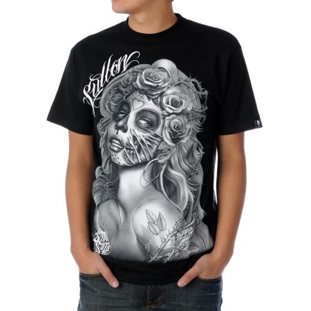 Sullen Querida Muerte Black Tee Shirt