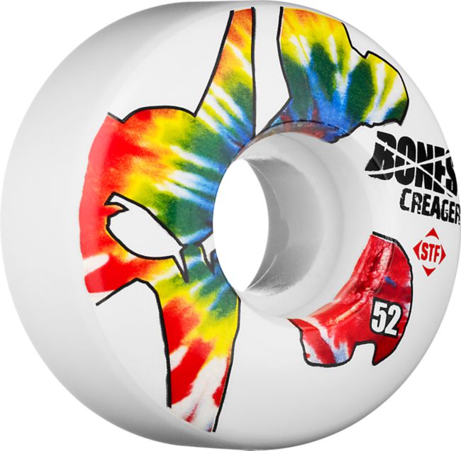 Bones Creager Icon 52mm STF Skateboard Wheels