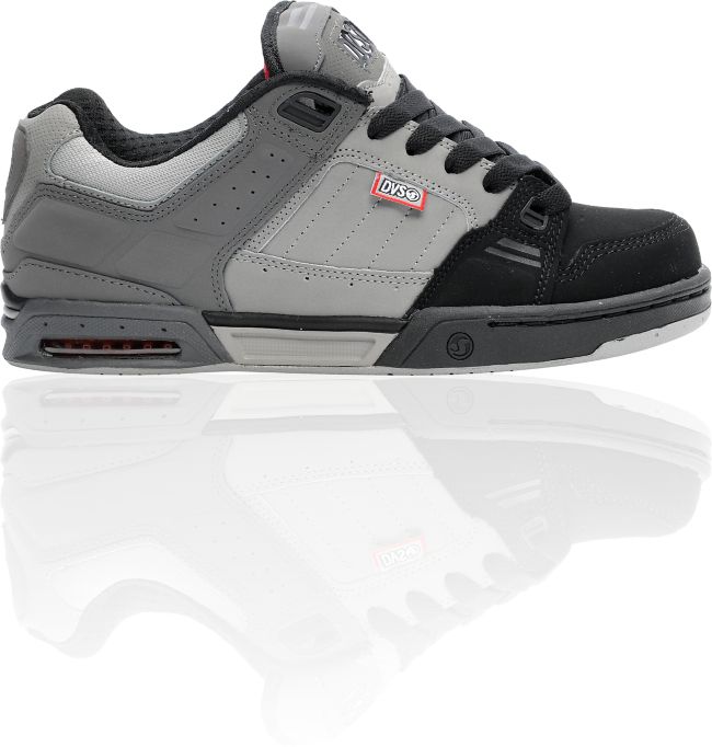 DVS Shoes Squadron Black & Grey Nubuck Shoe