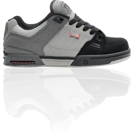 DVS Shoes Squadron Black & Grey Nubuck Shoe