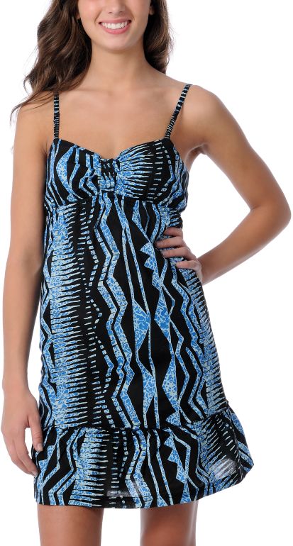 Volcom Girls Hipster Bitter Blue Sunshine Dress
