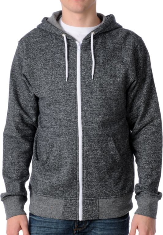 Zine Template Ash Zip Up Hoodie