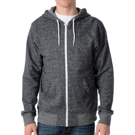 Zine Template Ash Zip Up Hoodie