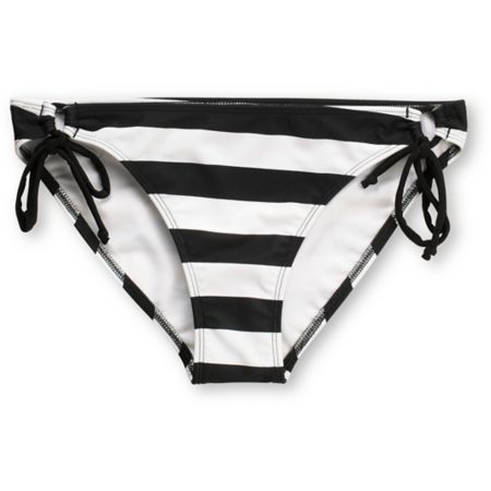 Empyre Girl Arch Wide Black Stripe Tunnel Tie Bikini Bottom