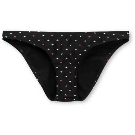 Empyre Girl Stilt Geo Dot Ruched-Back Black Bikini Bottom