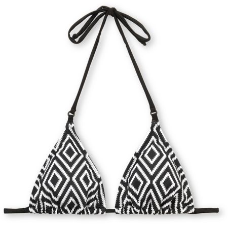 Empyre Girl Fascia Tribal Black Triangle Bikini Top