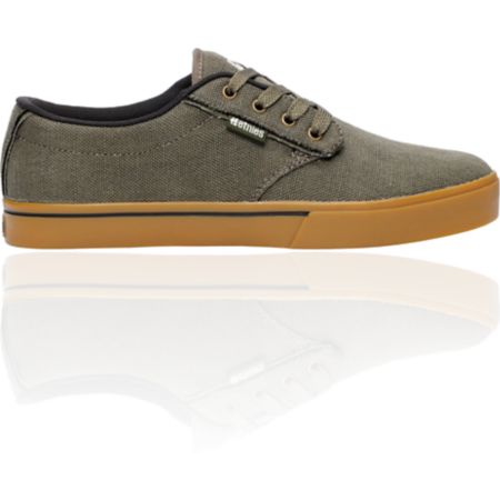 Etnies Jameson Olive Canvas & Gum Shoe