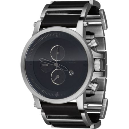 Vestal Plexi Black & Silver Analog Watch