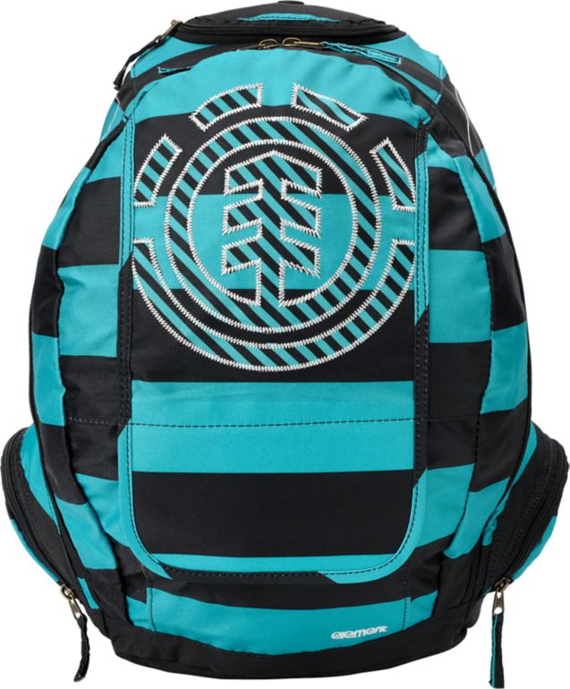 Element Girls Gamine Teal Stripe Backpack