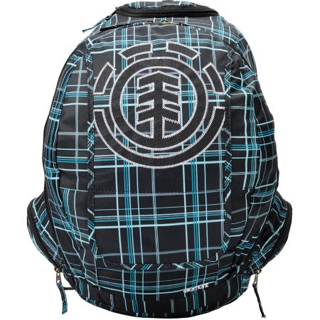 Element Girls Gamine Black Plaid Backpack