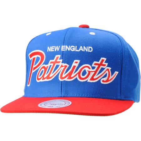 NFL New England Patriots Mitchell & Ness Snapback Hat