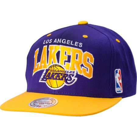 NBA Mitchell and Ness Los Angeles Lakers Snapback Hat