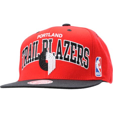 NBA Mitchell and Ness Portland Trailblazers Snapback Hat