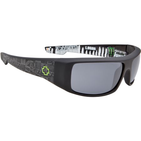 Spy Sunglasses Logan Ken Block Signature Matte Black & Grey Sunglasses