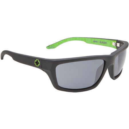 Spy Sunglasses Kash Ken Block Signature Matte Black & Green Sunglasses