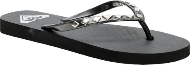 Roxy Sea Star Black Flip-Flop Sandal