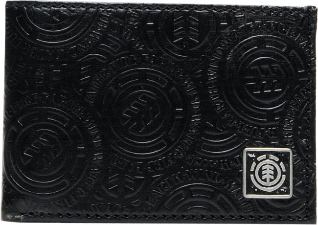 Element Coal Mine Black Bi-Fold Wallet