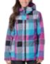 Empyre Girl 2012 Open Air Black & Pink Plaid 10K Girls Snowboard Jacket 