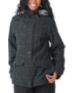 Empyre Girls Glendale 2012 Grey Plaid 10K Fur Hood Snowboard Jacket
