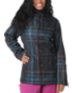 Empyre Girls 2012 Open Air Black Plaid 10K Snowboard Jacket 
