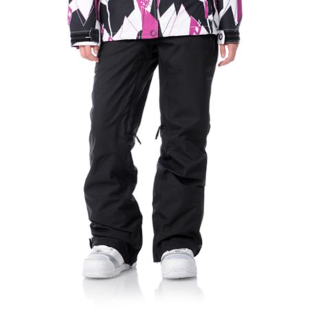 Empyre Girl 2012 Rapture Black 10K Girls Chino Snowboard Pants