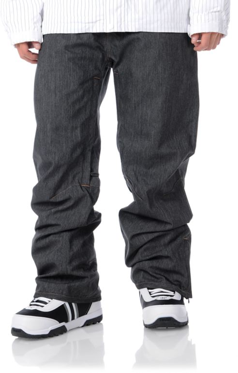 Empyre Skeletor Black 10K 2012 Guys Snowboard Pants