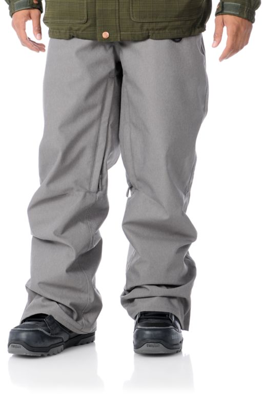 Empyre Skeletor Grey 10K 2012 Guys Snowboard Pants