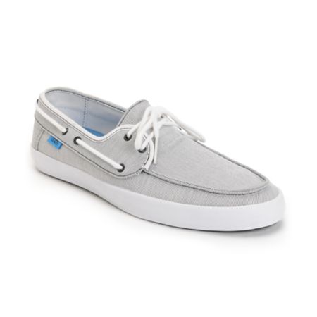 Vans Chauffeur Stripe Black & Cyan Boat Shoe
