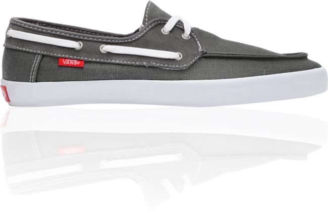 Vans Chauffeur Pewter & Red Boat Shoe