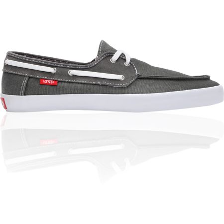 Vans Chauffeur Pewter & Red Boat Shoe