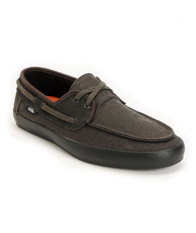 Vans Chauffeur Black Boat Shoe