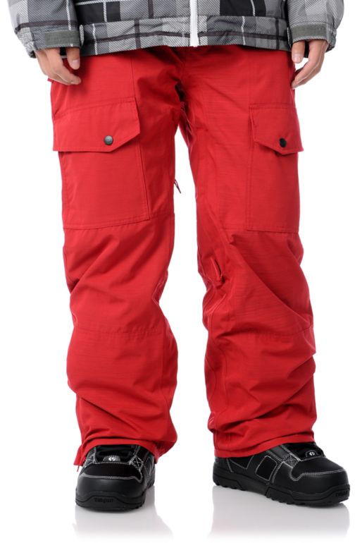 Aperture Drake 10K Red 2012 Guys Snowboard Pants
