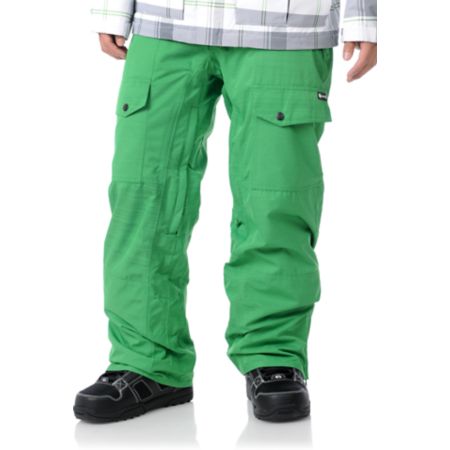Aperture Drake 10K Green 2012 Guys Snowboard Pants