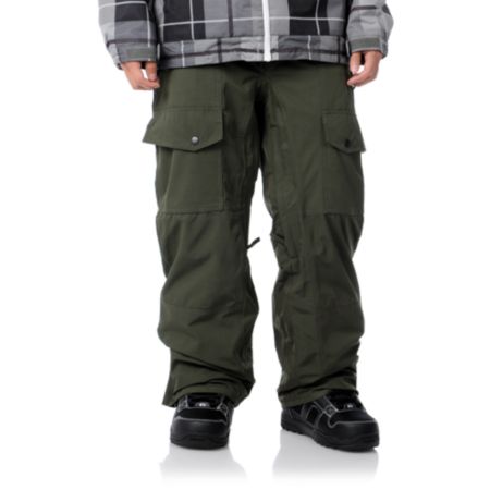 Aperture Drake 10K Olive 2012 Guys Snowboard Pants