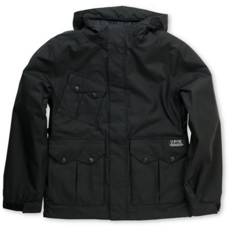 Empyre Descender 2012 Boys Black 10K Snowboard Jacket