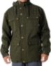 Aperture Gritstoned 10K Olive Plaid 2012 Guys Snowboard Jacket