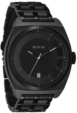 Nixon Monopoly All Black Analog Watch