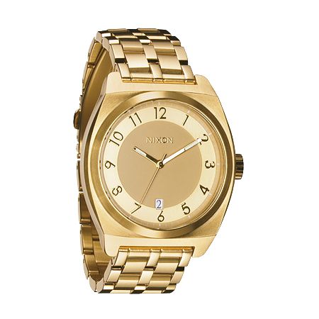 Nixon Monopoly Gold Analog Watch