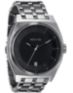 Nixon Monopoly Silver & Black Analog Watch