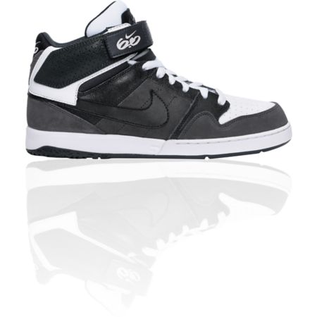 Nike 6.0 Zoom Mogan Mid 2 Grey, White, & Black Skate Shoe
